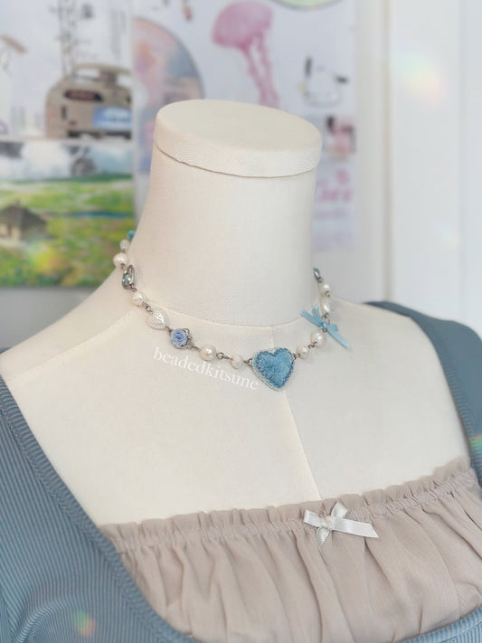 Aurelia Necklace // Blue