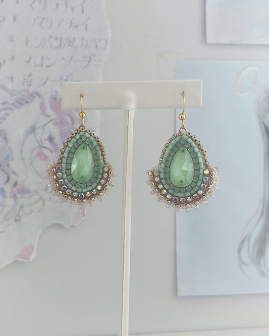 Green Earrings #2