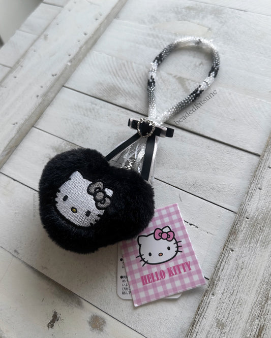 Black HK Wristlet
