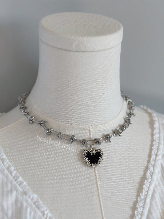 Quilled Heart Chain