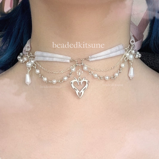 PRE-ORDER Princess dentalium necklace // Y2K